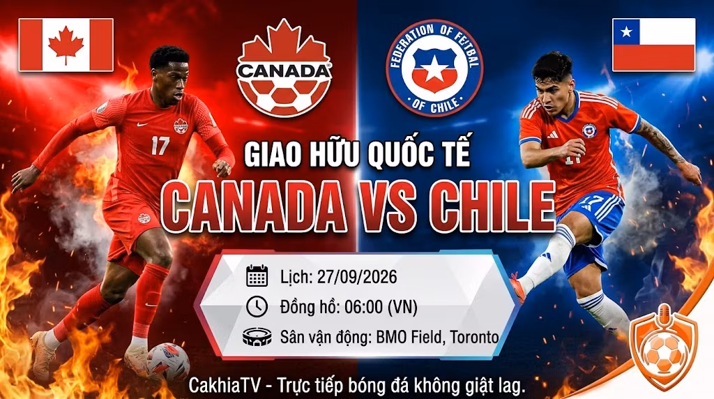 Nhận định Canada vs Chile (06h00 ngày 27/09/2026): Tốc độ đụng độ kỷ luật Nam Mỹ